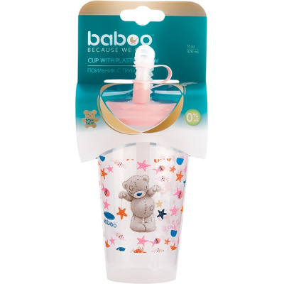 Поильник с трубочкой 320мл Me to You 12 мес+ Baboo 8-114